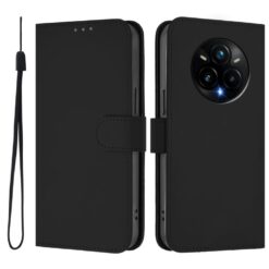 Peňaženkové puzdro Solid čierne – Realme 14 Pro+ (14 Pro Plus)