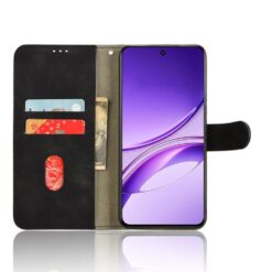 Kryty na mobil | Peňaženkové puzdro Solid čierne – Vivo V50 Lite | Kryty na mobil