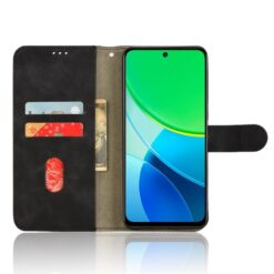 Kryty na mobil | Peňaženkové puzdro Solid čierne – Vivo Y19s | Kryty na mobil