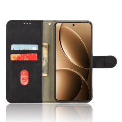 Kryty na mobil | Peňaženkové puzdro Solid čierne – Xiaomi Poco F7 Pro / F7 Ultra | Kryty na mobil