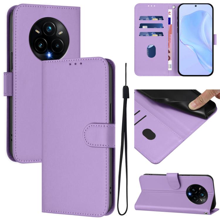 Peňaženkové puzdro Solid fialové – Realme 14 Pro+ (14 Pro Plus) | Kryty na mobil Kryty na mobil | Peňaženkové puzdro Solid fialové – Realme 14 Pro+ (14 Pro Plus) | Kryty na mobil
