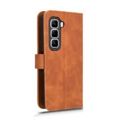 Kryty na mobil | Peňaženkové puzdro Solid hnedé – Infinix Hot 50 Pro+ (50 Pro Plus) | Kryty na mobil