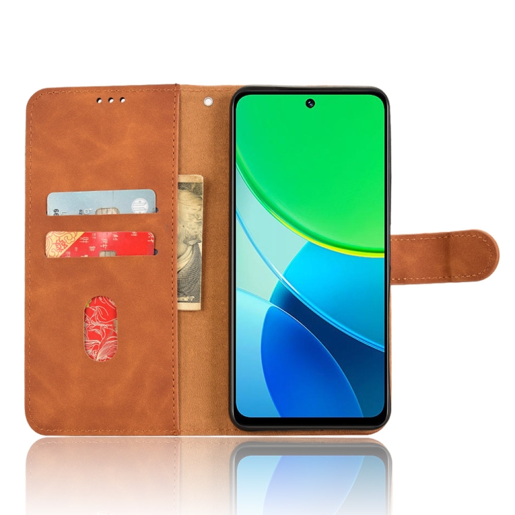 Peňaženkové puzdro Solid hnedé – Vivo Y19s | Kryty na mobil Kryty na mobil | Peňaženkové puzdro Solid hnedé – Vivo Y19s | Kryty na mobil