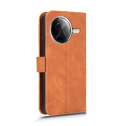 Kryty na mobil | Peňaženkové puzdro Solid hnedé – Xiaomi Poco F7 Pro / F7 Ultra | Kryty na mobil