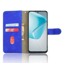 Kryty na mobil | Peňaženkové puzdro Solid modré – Infinix Hot 50 Pro+ (50 Pro Plus) | Kryty na mobil