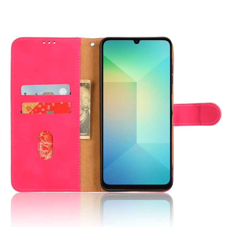 Peňaženkové puzdro Solid ružové – Samsung Galaxy A06 | Kryty na mobil Kryty na mobil | Peňaženkové puzdro Solid ružové – Samsung Galaxy A06 | Kryty na mobil