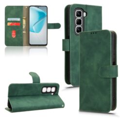 Kryty na mobil | Peňaženkové puzdro Solid zelené – Infinix Hot 50 Pro | Kryty na mobil