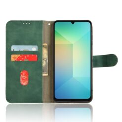 Peňaženkové puzdro Solid zelené – Samsung Galaxy A06 | Kryty na mobil Kryty na mobil | Peňaženkové puzdro Solid zelené – Samsung Galaxy A06 | Kryty na mobil