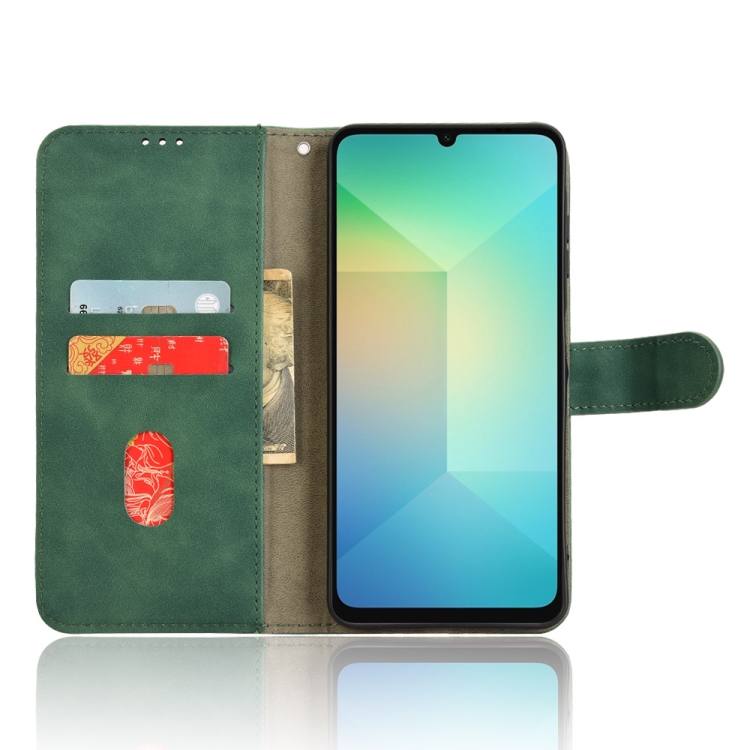 Peňaženkové puzdro Solid zelené – Samsung Galaxy A06 | Kryty na mobil Kryty na mobil | Peňaženkové puzdro Solid zelené – Samsung Galaxy A06 | Kryty na mobil