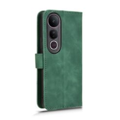 Kryty na mobil | Peňaženkové puzdro Solid zelené – Vivo V50 Lite | Kryty na mobil