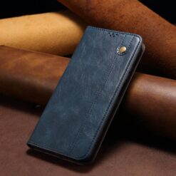 Kryty na mobil | Peňaženkové puzdro Wax case modré – Xiaomi Redmi Note 14S | Kryty na mobil