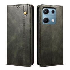 Kryty na mobil | Peňaženkové puzdro Wax case zelené – Xiaomi Redmi Note 14S | Kryty na mobil