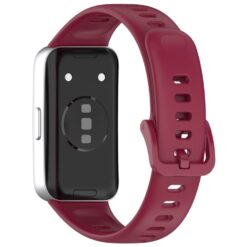Kryty na mobil | Remienok Solid Wristband bordový pre Huawei Band 8 / 9 / 10 | Kryty na mobil