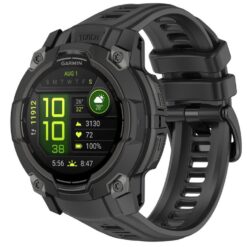 Kryty na mobil | Remienok Solid Wristband čierny pre Garmin Instinct 3 Solar 50mm / Instinct 3 AMOLED 50mm | Kryty na mobil