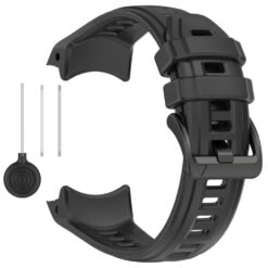 Kryty na mobil | Remienok Solid Wristband čierny pre Garmin Instinct 3 Solar 50mm / Instinct 3 AMOLED 50mm | Kryty na mobil