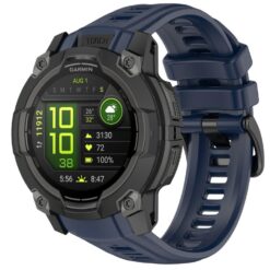 Remienok Solid Wristband modrý pre Garmin Instinct 3 Solar 50mm / Instinct 3 AMOLED 50mm
