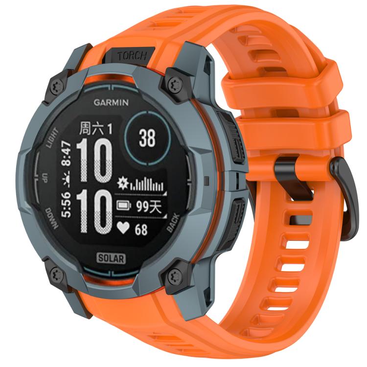 Remienok Solid Wristband oranžový pre Garmin Instinct 3 Solar 45mm / Instinct 3 AMOLED 45mm | Kryty na mobil Kryty na mobil | Remienok Solid Wristband oranžový pre Garmin Instinct 3 Solar 45mm / Instinct 3 AMOLED 45mm | Kryty na mobil