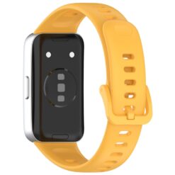 Kryty na mobil | Remienok Solid Wristband žltý pre Huawei Band 8 / 9 / 10 | Kryty na mobil