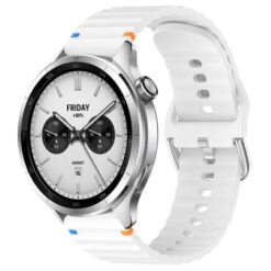 Remienok Techno Wristband biely pre Xiaomi Watch S4