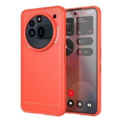 Zadný Kryt Carbon červený – Nothing Phone (3a) Pro