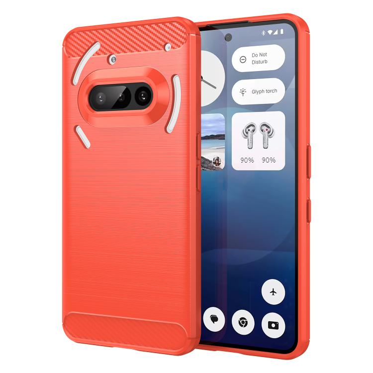 Zadný Kryt Carbon červený – Nothing Phone (3a) | Kryty na mobil Kryty na mobil | Zadný Kryt Carbon červený – Nothing Phone (3a) | Kryty na mobil