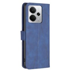 Kryty na mobil | Knižkové puzdro Rhombus modré – Realme 14 5G | Kryty na mobil