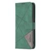 Kryty na mobil | Knižkové puzdro Rhombus modré – Realme 14 5G | Kryty na mobil