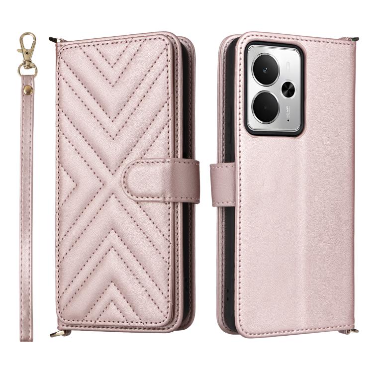 Peňaženkové puzdro Arrow card case ružové – Realme 14T 5G | Kryty na mobil Kryty na mobil | Peňaženkové puzdro Arrow card case ružové – Realme 14T 5G | Kryty na mobil