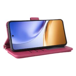 Peňaženkové puzdro Arrow card case tmavoružové – Realme 14T 5G | Kryty na mobil Kryty na mobil | Peňaženkové puzdro Arrow card case tmavoružové – Realme 14T 5G | Kryty na mobil