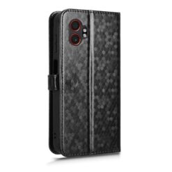 Kryty na mobil | Peňaženkové puzdro Honeycomb Dot Texture Case čierne – Samsung Galaxy Xcover 7 Pro | Kryty na mobil