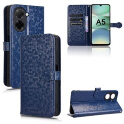Kryty na mobil | Peňaženkové puzdro Honeycomb Dot Texture Case modré – Xiaomi Redmi A5 | Kryty na mobil