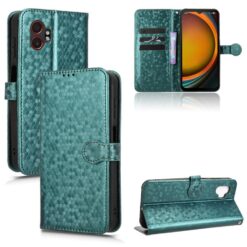 Peňaženkové puzdro Honeycomb Dot Texture Case zelené – Samsung Galaxy Xcover 7 Pro | Kryty na mobil Kryty na mobil | Peňaženkové puzdro Honeycomb Dot Texture Case zelené – Samsung Galaxy Xcover 7 Pro | Kryty na mobil