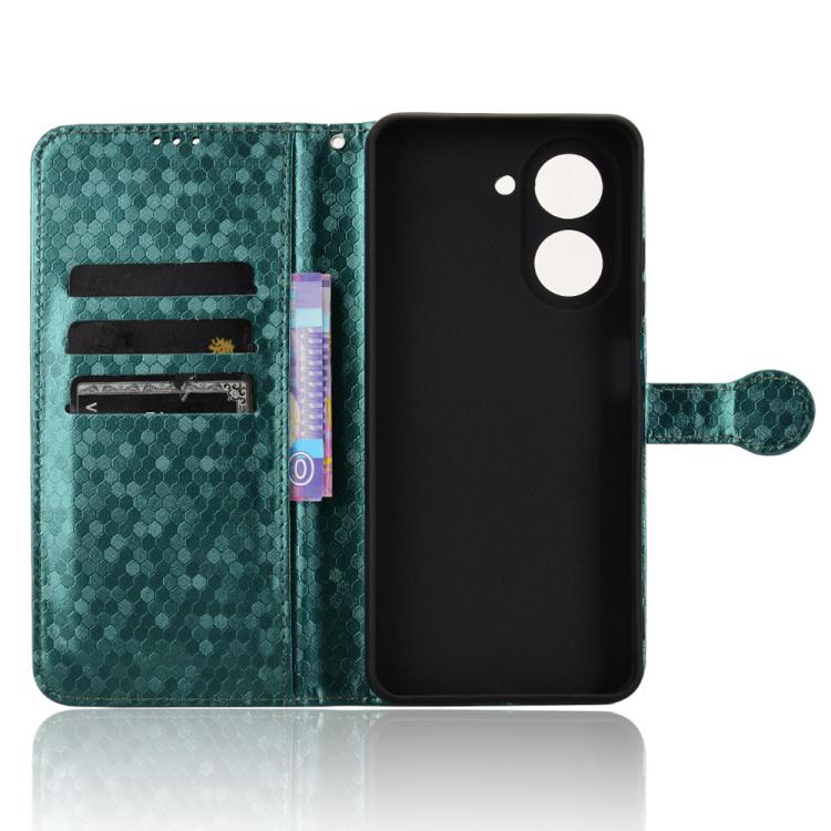 Peňaženkové puzdro Honeycomb Dot Texture Case zelené – Xiaomi Redmi A5 | Kryty na mobil Kryty na mobil | Peňaženkové puzdro Honeycomb Dot Texture Case zelené – Xiaomi Redmi A5 | Kryty na mobil