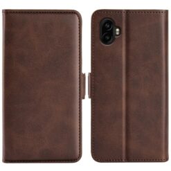 Kryty na mobil | Peňaženkové puzdro Magnetic fresh case hnedé – Samsung Galaxy Xcover 7 Pro | Kryty na mobil
