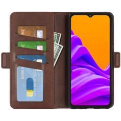 Kryty na mobil | Peňaženkové puzdro Magnetic fresh case hnedé – Samsung Galaxy Xcover 7 Pro | Kryty na mobil