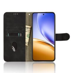 Peňaženkové puzdro Solid čierne – Realme 14 5G | Kryty na mobil Kryty na mobil | Peňaženkové puzdro Solid čierne – Realme 14 5G | Kryty na mobil