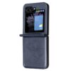 Kryty na mobil | Puzdro Embossing Pattern Motýľ zelené – Samsung Galaxy Z Flip 5 | Kryty na mobil