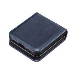 Kryty na mobil | Puzdro Embossing Pattern Motýľ modré – Samsung Galaxy Z Flip 5 | Kryty na mobil