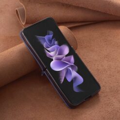 Kryty na mobil | Puzdro Embossing Pattern Motýľ modré – Samsung Galaxy Z Flip 5 | Kryty na mobil