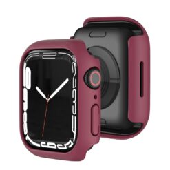Kryty na mobil | Puzdro Soft Case bordové pre Apple Watch Series 9 / 8 / 7 45mm | Kryty na mobil