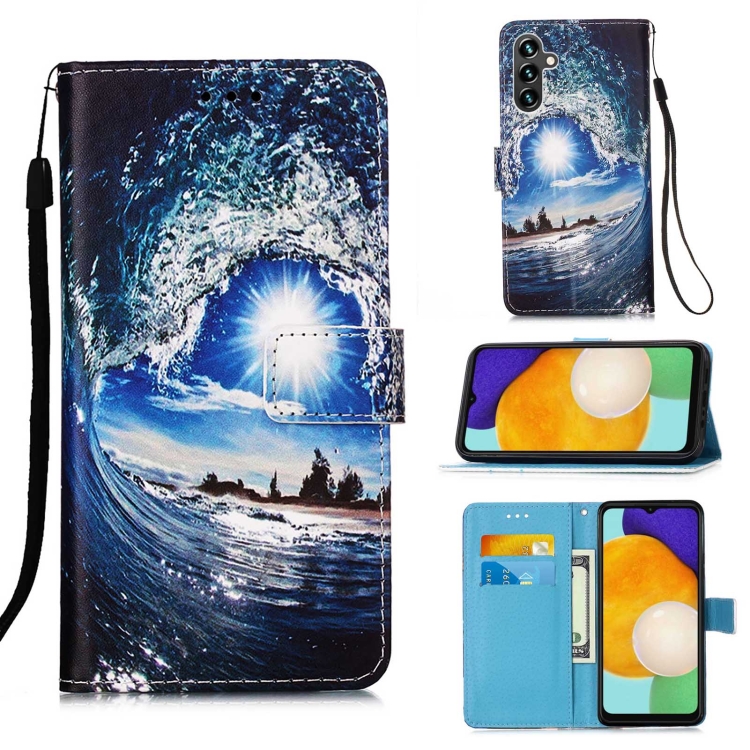 Knižkové puzdro Trendy Cross case Vlna – Samsung Galaxy A34 5G | Kryty na mobil Kryty na mobil | Knižkové puzdro Trendy Cross case Vlna – Samsung Galaxy A34 5G | Kryty na mobil