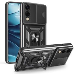 Odolný kryt CamCover Armor čierny – Samsung Galaxy S25 Edge