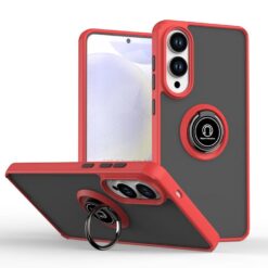 Kryty na mobil | Odolný kryt Shadow Ring case červený – Samsung Galaxy S25 Edge | Kryty na mobil
