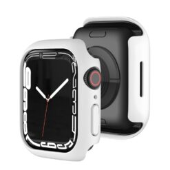Puzdro Soft Case biele pre Apple Watch Series 9 / 8 / 7 45mm