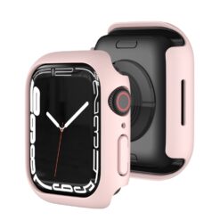 Kryty na mobil | Puzdro Soft Case ružové pre Apple Watch Series 9 / 8 / 7 41mm | Kryty na mobil