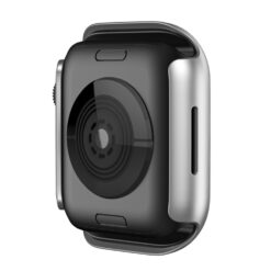 Kryty na mobil | Puzdro Soft Case strieborné pre Apple Watch Series 9 / 8 / 7 45mm | Kryty na mobil