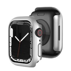 Puzdro Soft Case strieborné pre Apple Watch Series 9 / 8 / 7 45mm