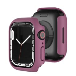 Kryty na mobil | Puzdro Soft Case tmavofialové pre Apple Watch Series 9 / 8 / 7 41mm | Kryty na mobil
