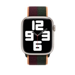 Remienok Cloth Wristband fialovo-zelený pre Apple Watch | Kryty na mobil Kryty na mobil | Remienok Cloth Wristband fialovo-zelený pre Apple Watch | Kryty na mobil