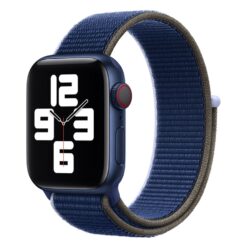 Remienok Cloth Wristband tmavomodrý pre Apple Watch